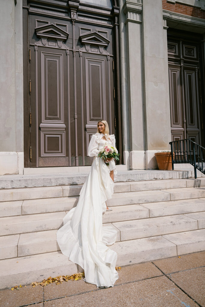 St. Louis wedding photographer, Shrine of St. Joseph wedding, documentary wedding photographer, St. Louis elopement photographer, intimate wedding inspiration, vintage car elopement 