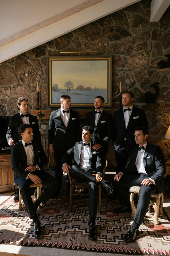 groomsmen photos, wyoming wedding, wyoming wedding inspiration, wyoming wedding photographer, wyoming photographer 